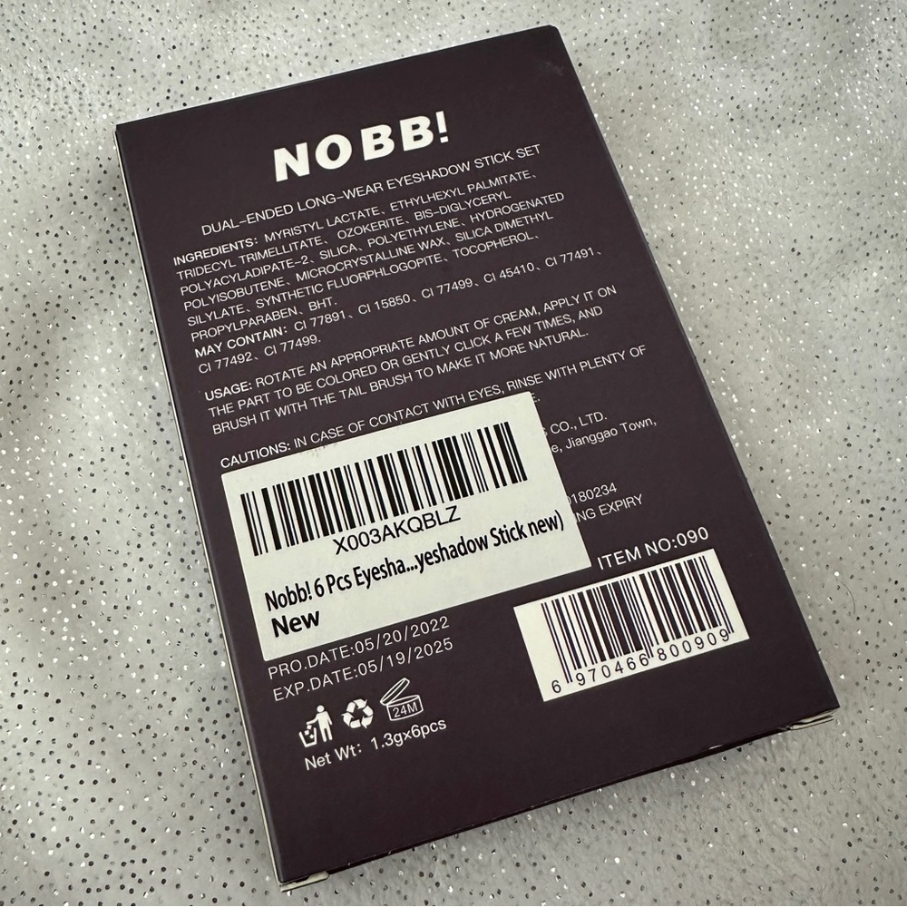NOBB! Dual-Ended Long-Wear Eyeshadow Sticks Set of 6 - Picture 6 of 6